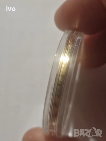 позлатен медал в капсула, снимка 5 - Антикварни и старинни предмети - 51219874