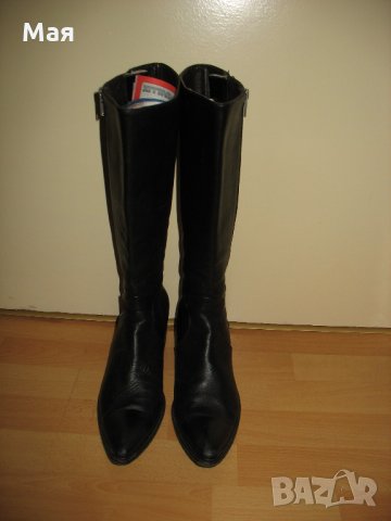 Дамски италиански ботуши, 38 номер, естествена кожа 