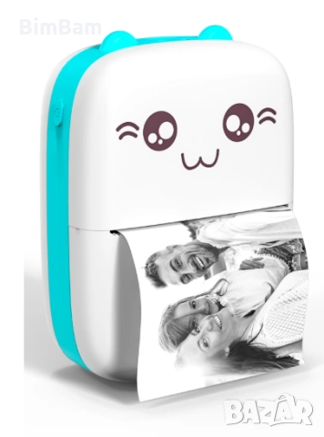 Разпродажба -60%! Преносим мини термопринтер, детски принтер, снимка 7 - Образователни игри - 52381762