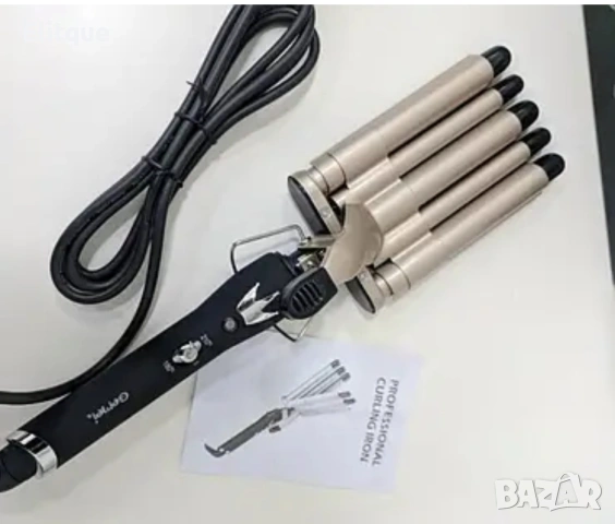 Ретро преса с пет цилиндъра Gemei 💇‍♀️