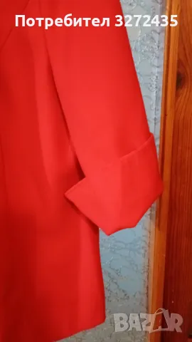 Червено елегантно сако, снимка 3 - Сака - 48749017