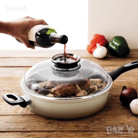 Арома тиган Home creation  28 см, снимка 3 - Съдове за готвене - 52352398