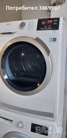 Сушилня термопомпа AEG A+++, снимка 7 - Сушилни - 52775100