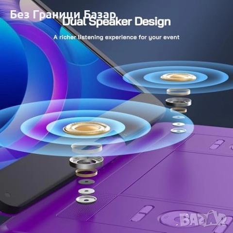 Нов 17.5" портативен DVD плейър с голям екран, стерео звук и AV изход, снимка 4 - Друга електроника - 52741515