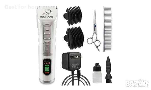 Професионална керамична машинка за подстригване на домашни любимци Sinhool Dog Clippers, снимка 13 - За кучета - 43694895