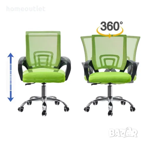 Ергономичен стол с мека седалка CLIPOP BZJM-FC-0097GR, снимка 5 - Столове - 47626590