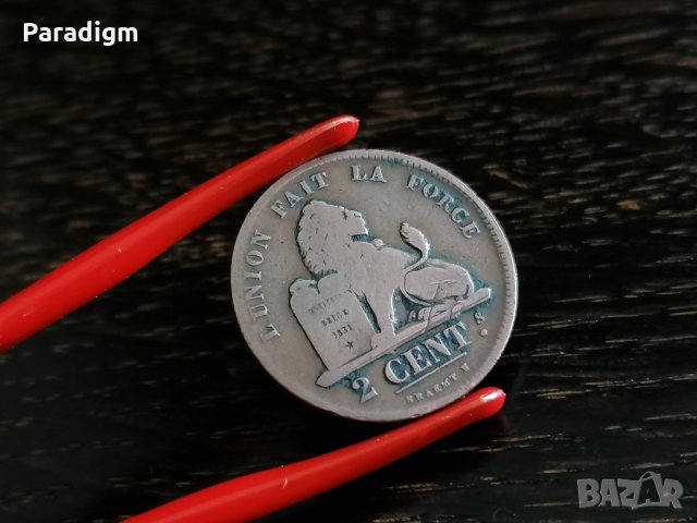 Монета - Белгия - 2 цента | 1835г.
