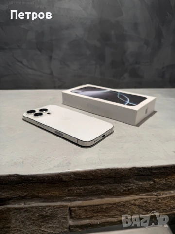 КАТО ЧИСТО НОВ Iphone 16 Pro White Titanium, снимка 4 - Apple iPhone - 53563320