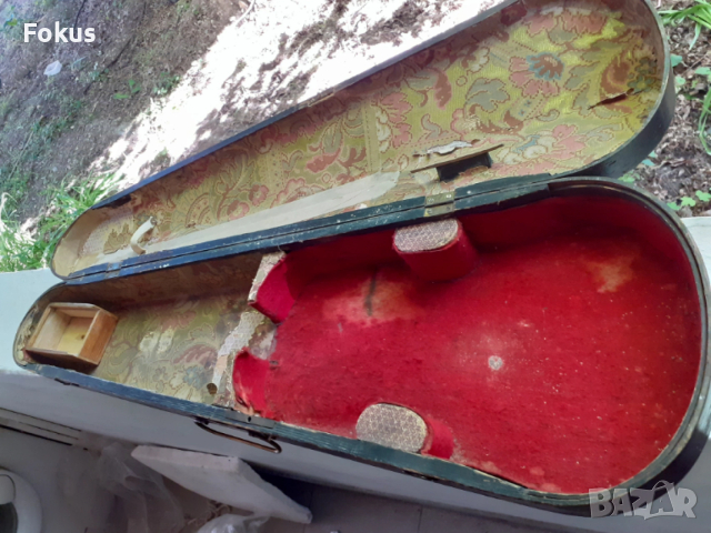 Находка стар дървен калъф за скъпа цигулка - Антика, снимка 2 - Антикварни и старинни предмети - 53478194