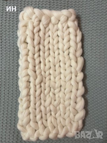 Бебешки одеала от мериноватана прежда, снимка 4 - За бебешки колички - 44044166