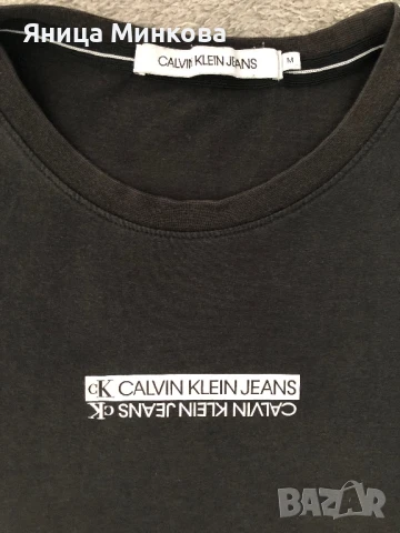 Дамска тениска Calvin Klein, снимка 4 - Тениски - 50675165