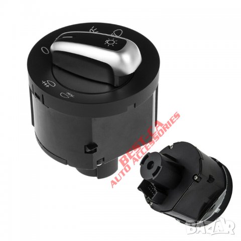 Ключ копче бутон за светлини Volkswagen Golf Passat Caddy Jetta Sharan, снимка 3 - Аксесоари и консумативи - 37925716