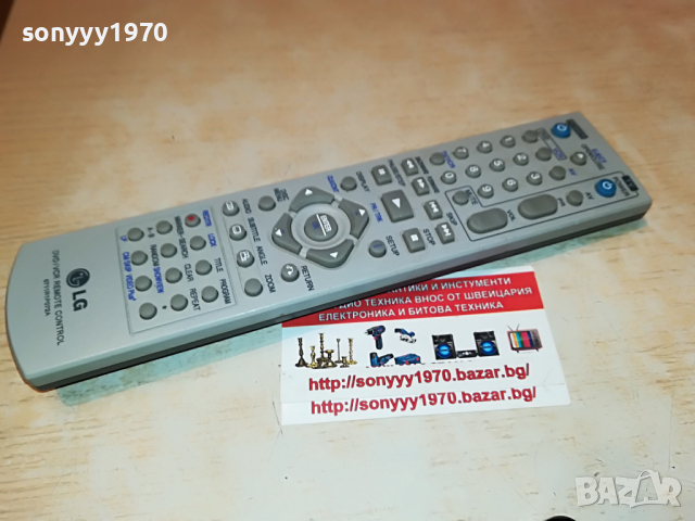 LG 6711R1P072A DVD/VIDEO REMOTE-ВНОС SWISS 1004221805, снимка 17 - Дистанционни - 36409531