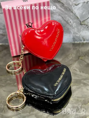 Victoria's Secret Портмоне Ключодържател Сърце Виктория Сикрет  - Налични Различни Цветове Код D2064, снимка 11 - Портфейли, портмонета - 49402855