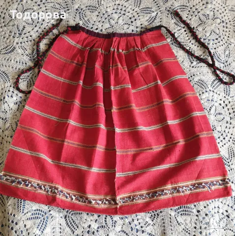 Автентична престилка от Хърцойска носия., снимка 5 - Антикварни и старинни предмети - 48651341