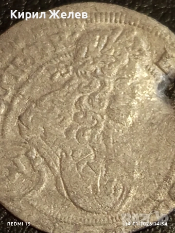 Сребърна монета 3 кройцера 1704г. Леополд първи Австрия за КОЛЕКЦИЯ 52939, снимка 2 - Нумизматика и бонистика - 53096769