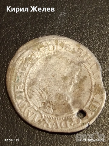 Сребърна монета 6 кройцера 1674г. Силвиус Фридрих Вюртемберг-Оле 52920