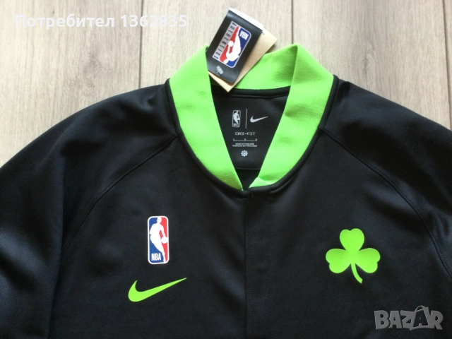 НОВО оригинално яке горнище Nike NBA BOSTON CELTICS размер L от САЩ, снимка 5 - Спортни дрехи, екипи - 52463369