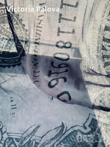 Интересен шал “долар”,Дания, снимка 10 - Шалове - 32337982