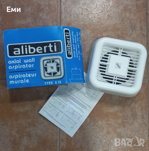 Вентилатор Аliberti,с таймер, снимка 1 - Вентилатори - 43625851