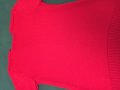 Червена жилетка, ръчно плетена, снимка 3