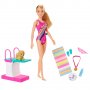 BARBIE ADVENTURES Комплект кукла плувкиня GHK23, снимка 2