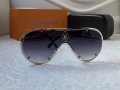Louis Vuitton Mъжки слънчеви очила маска висок клас, снимка 3