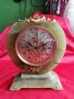 ELSINOR Настолен Швейцарски Механичен Часовник Оникс, снимка 1 - Антикварни и старинни предмети - 40675400