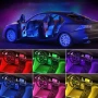 Интериорно 48 LED амбиентно осветление за автомобил 12V., снимка 4