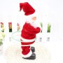 Музикален Дядо Коледа, въртящ обръчи, 30см, снимка 2