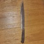 Стар кован възрожденски  нож с чирени от биволски рог, снимка 1 - Ножове - 43974856