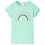 Детска тениска, яркозелена, 92（SKU:10734