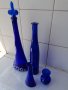 Сет сини шишета , снимка 1 - Вази - 40766719