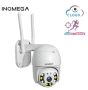 INQMEGA 1080P 2MP PTZ Камера 4× зуум Нощно виждане Детекция на движение Двупосочно аудио IP66 , снимка 1