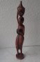 висока 35 см дървена фигура, жена, дърворезба, дърво, пластика, снимка 2