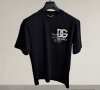D&G Milano Мъжка тениска,бродирано лого, високо качество, heavy cotton