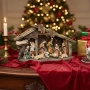 Коледна декоративна сцена с фигурки на Светото семейство – символ на любов и хармония, снимка 5