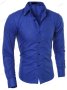 Мъжка модна универсална риза с дълъг ръкав, 5цвята - 024, снимка 5