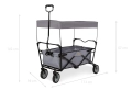 Сгъваема ръчна количка за къмпинг, плаж, риболов Pinolino Paco  сива, снимка 2