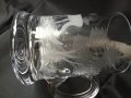 Немска ловна ръчно шлифована стъклена чаша за бира 0,5 л.,  нова, снимка 8