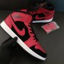 Nike Air Jordan 1 Mid SE Reverse Red Червени Черни Нови Оригинални Обувки Кецове Размер 42 Номер , снимка 2