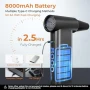 Нов Електрически Въздушен Почистващ Уред 4 Скорости, USB-C Зареждане, снимка 6