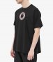 BURBERRY Black Archway Embroidered Circle Logo Мъжка Тениска size S и M, снимка 6