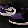 Nike Air Jordan 1 Low Court Purple Лилави Обувки Маратонки Кецове Размер 42 Номер 26.5см , снимка 6