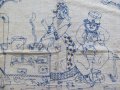 30-те Ръчна Бродерия върху тъкан Ленен Плат, снимка 10