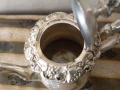 Посребрен месингов чайник, снимка 6