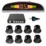 Парктроник система за автомобил с 8 датчика, LCD дисплей и звукова сигнализация , снимка 1 - Аксесоари и консумативи - 27887495
