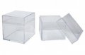 5X5 CM Пластмасова акрилна малка прозрачна кутия прозрачни кутийки кутии за сувенир подарък, снимка 1