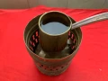 Рядък стар османски/турски примус с джезве военен офицерски?, снимка 1