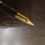 Стара немска писалка с позлатен Iridium point, снимка 4